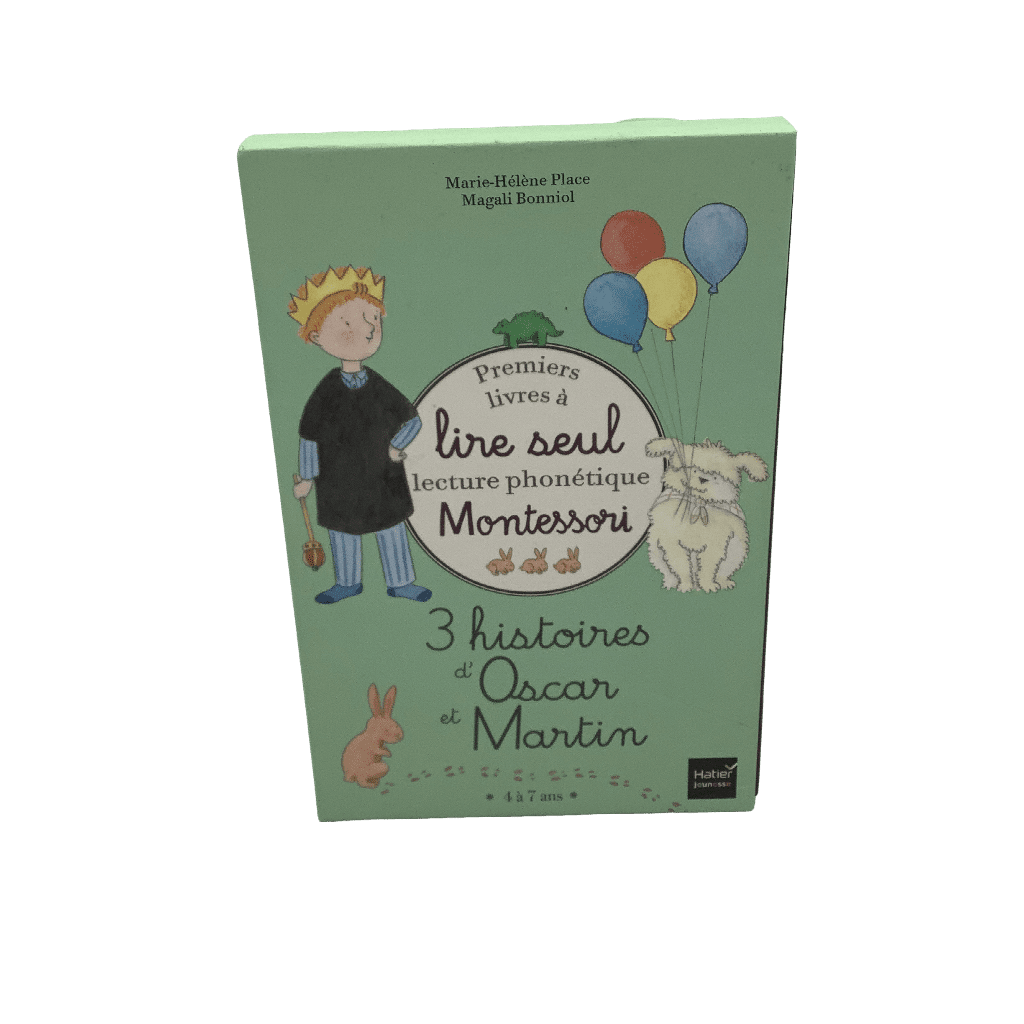 Coffret 3 premiers livres à lire seul : 3 histoires d'Oscar et Martin - KIDIBAM