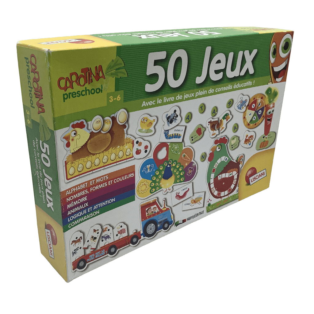 Coffret 50 Jeux Carotina - KIDIBAM