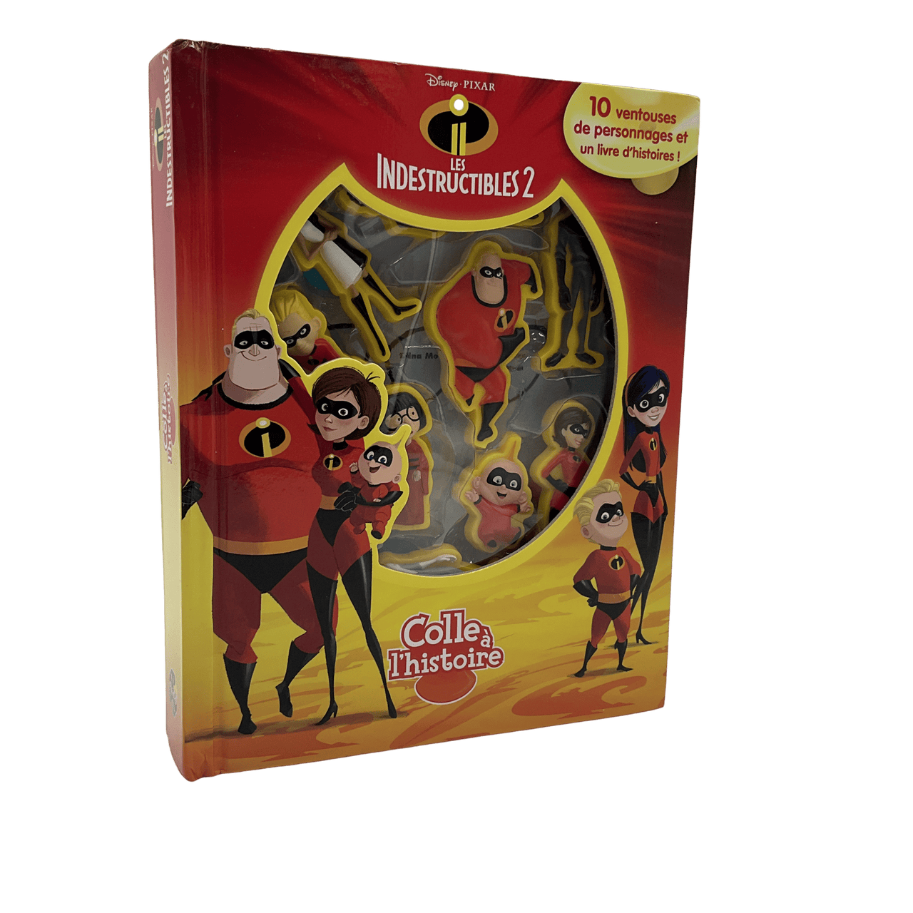 Coffret avec 10 ventouses de personnages à coller Les Indestructibles 2 Disney - KIDIBAM