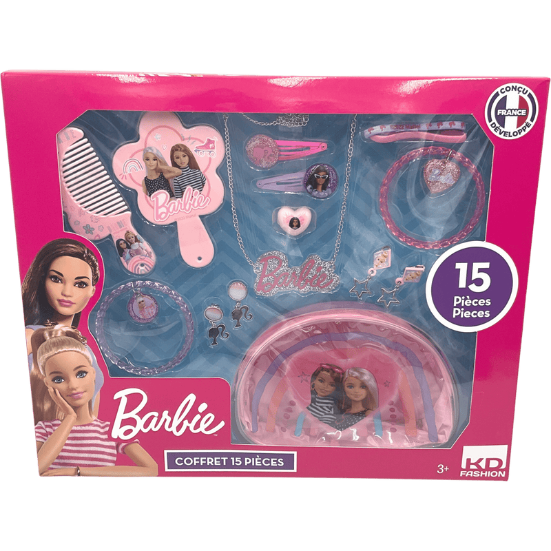 Coffret bijoux Barbie 15 pièces - KIDIBAM