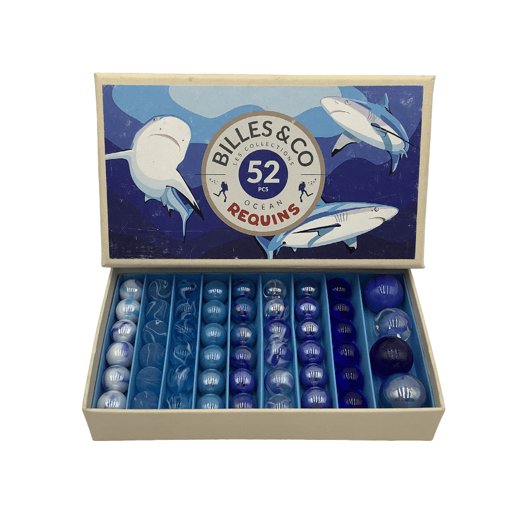 Coffret de 52 billes Requins - KIDIBAM