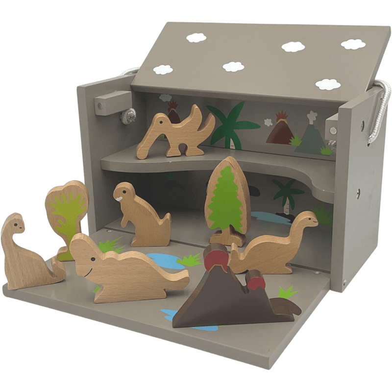 Coffret dinosaures en bois - KIDIBAM