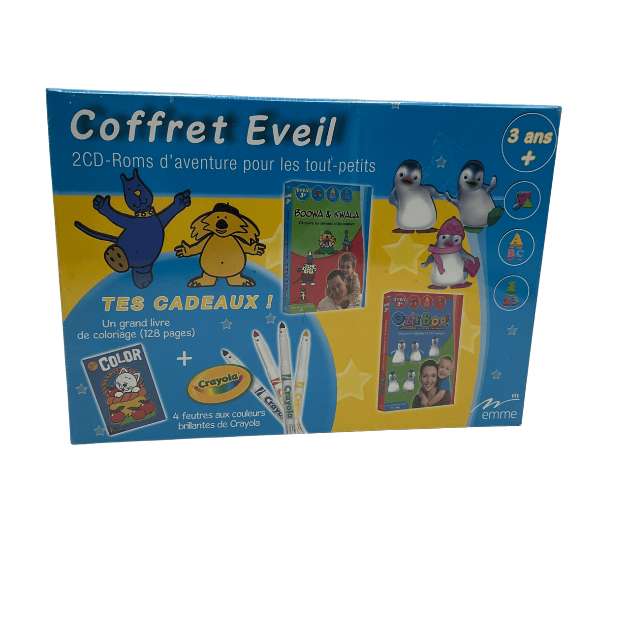 Coffret Eveil 2 CD - Rom d'Aventure pour les tout - petits - KIDIBAM