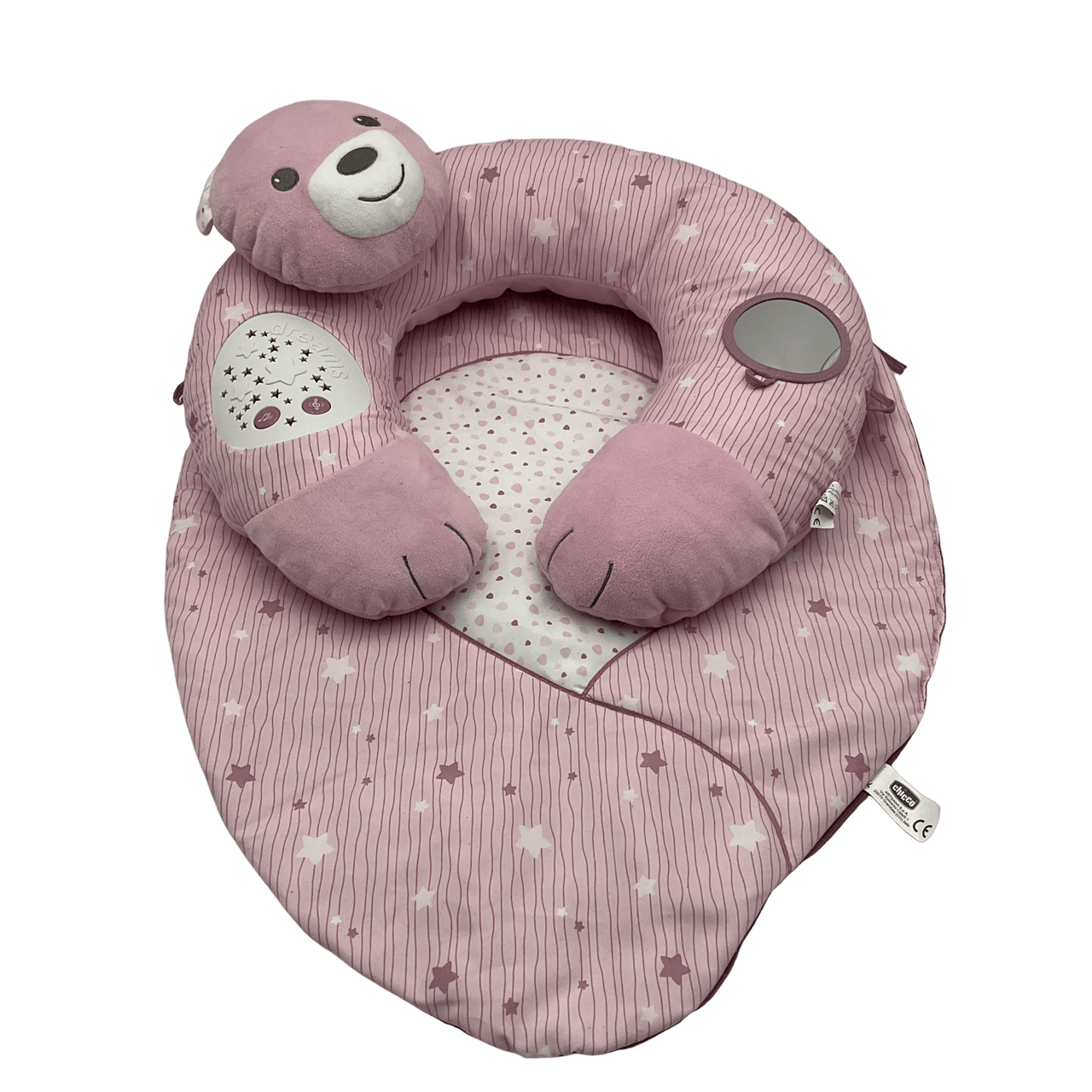 Coussin Mon premier nid rose - KIDIBAM