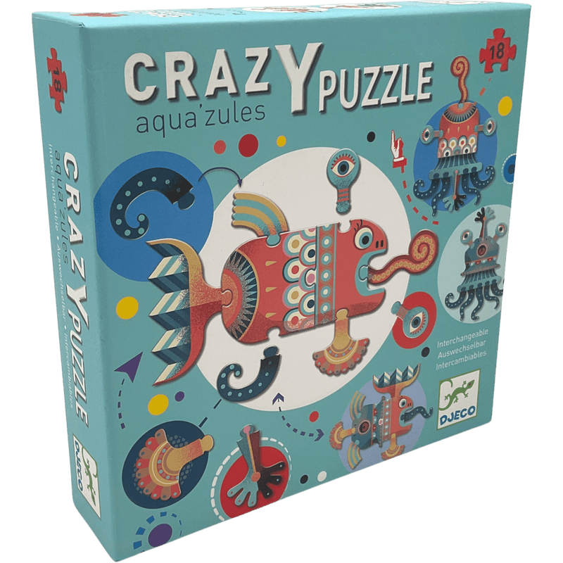 Crazy Puzzle 18 pièces Aqua'zules - KIDIBAM