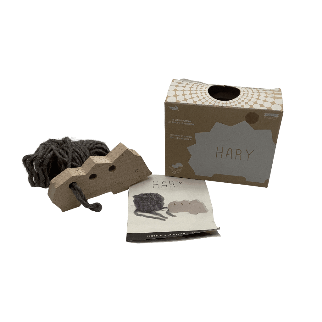 Créé un pompon pour Hary le hérisson - KIDIBAM