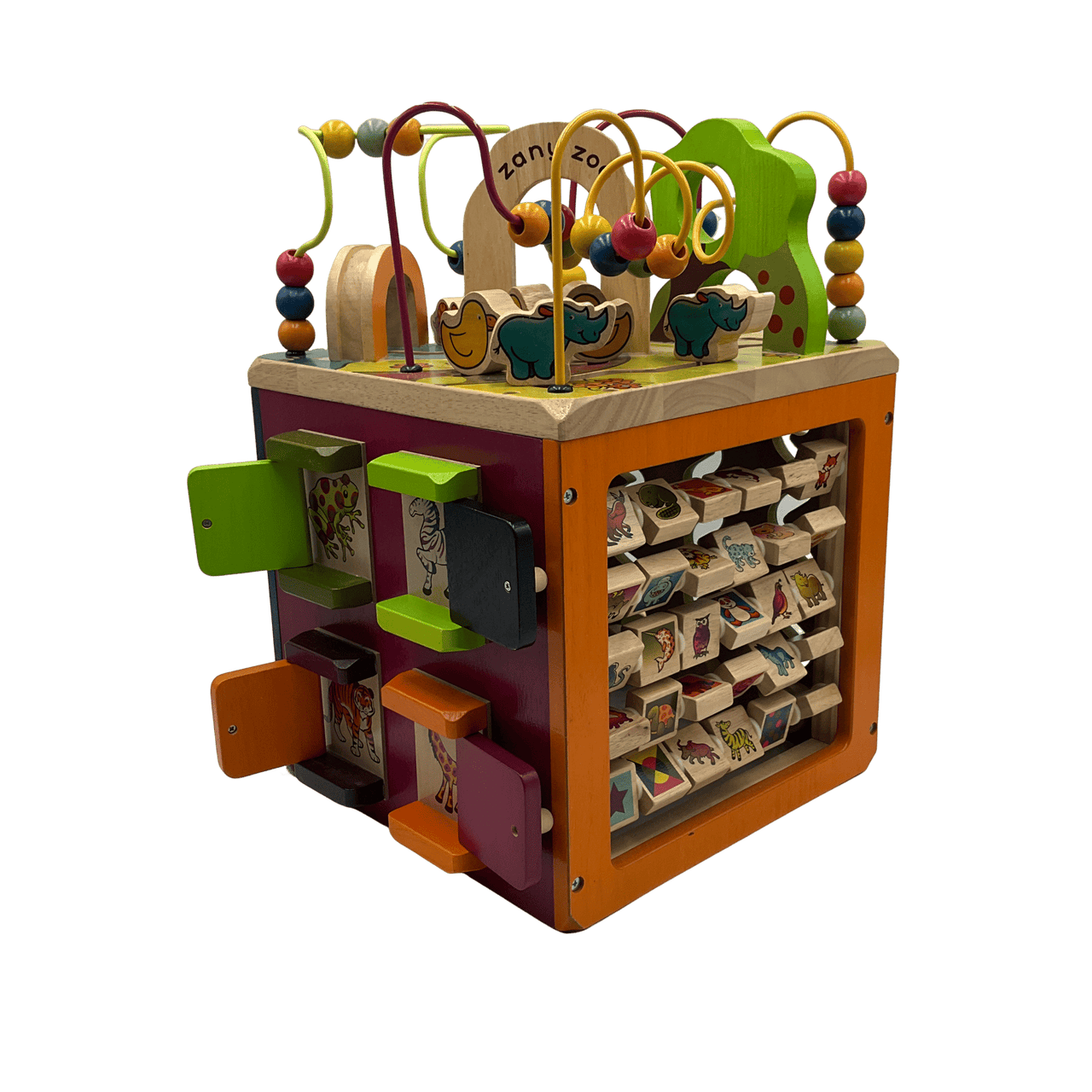 Cube d'activités en bois - KIDIBAM
