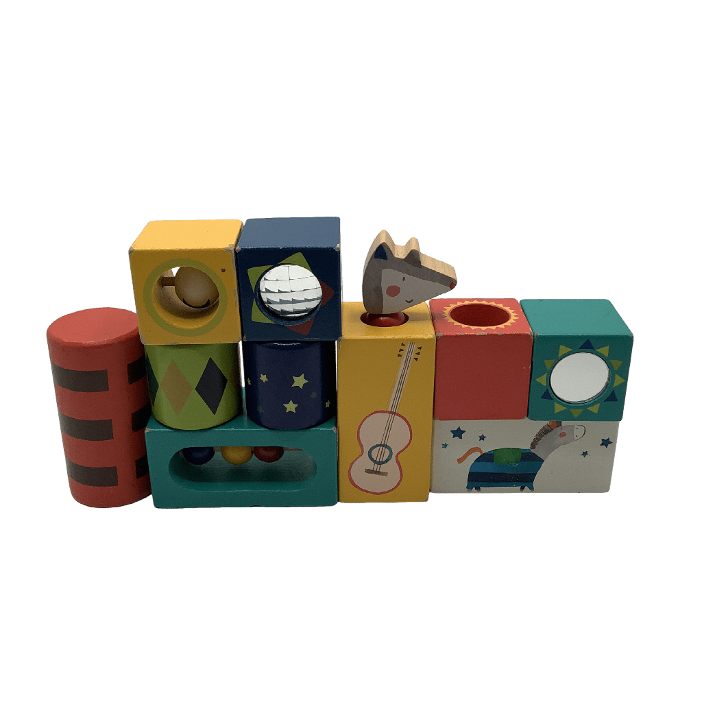 Cubes d'activités en bois - KIDIBAM