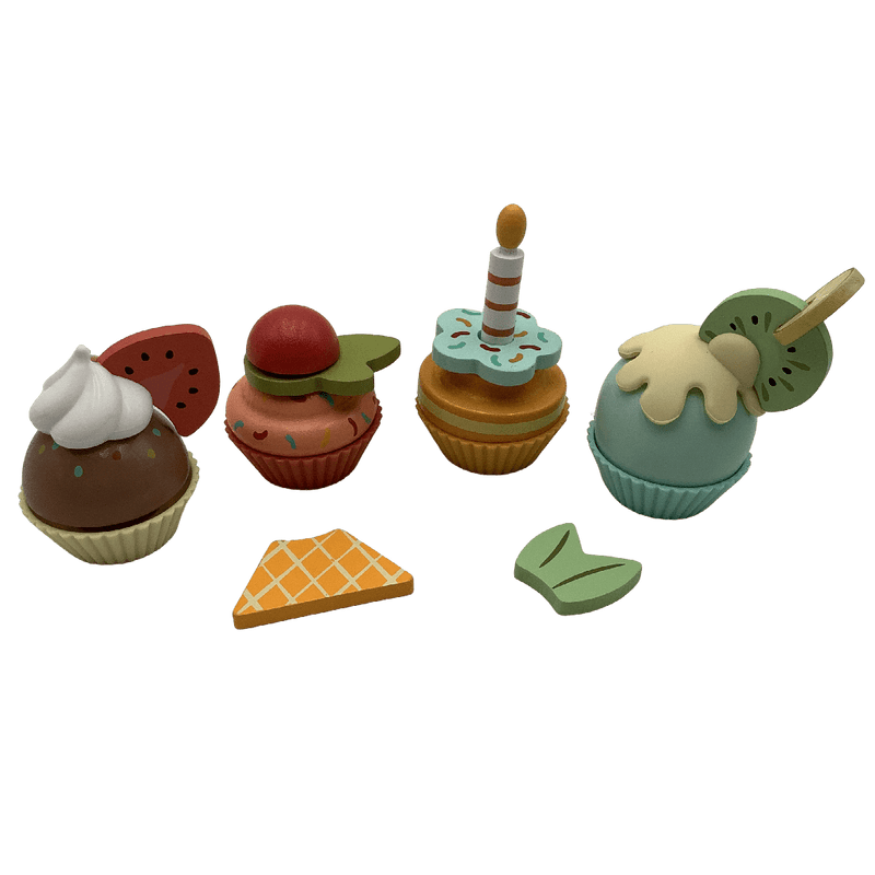 Cupcakes en bois à assembler - KIDIBAM