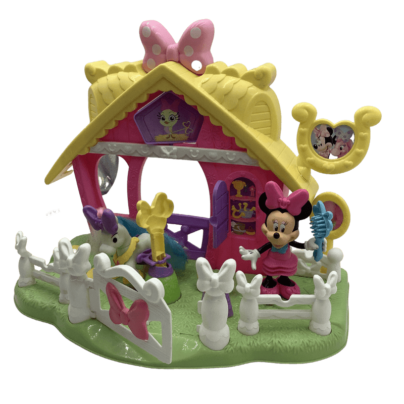 Écurie de Minnie et son cheval sauteur Disney