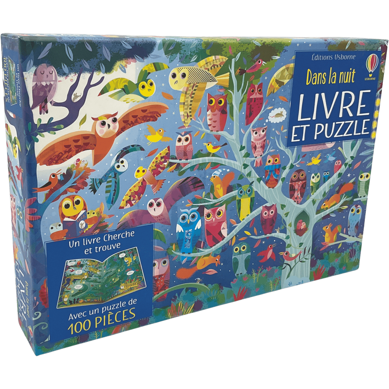 Dans la nuit Livre et Puzzle - KIDIBAM