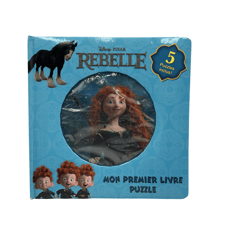 Disney - Mon premier livre puzzle - Rebelle - KIDIBAM