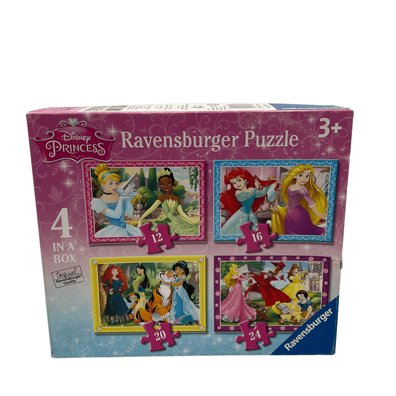 Disney Princesses 4 puzzles 12, 16, 20 et 24 pièces - KIDIBAM