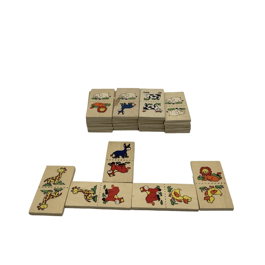 Domino animaux en bois - KIDIBAM