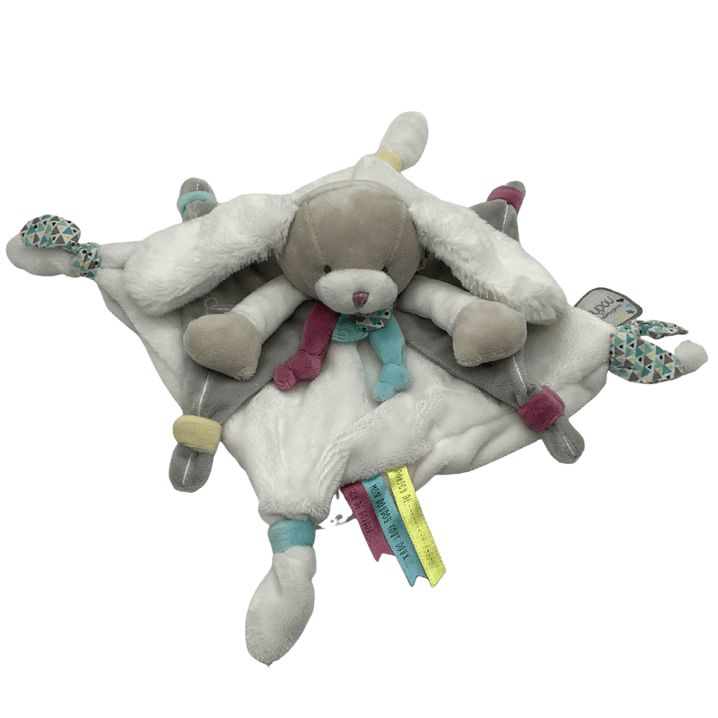 Doudou chien plat Toopi 22 cm - KIDIBAM