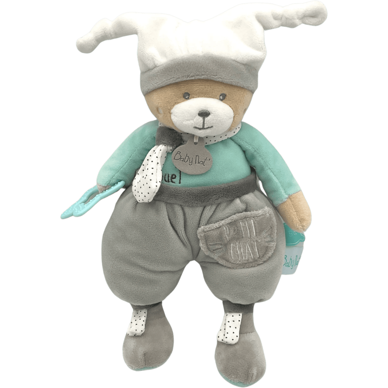 Doudou peluche pantin d'activités Polochon - KIDIBAM