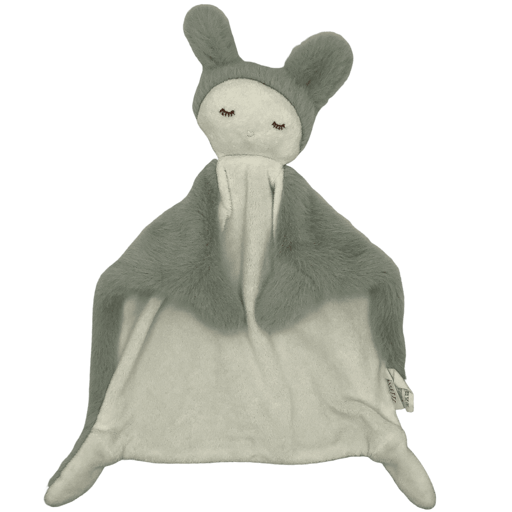 Doudou plat Frisette lapin tout doux 24cm - KIDIBAM