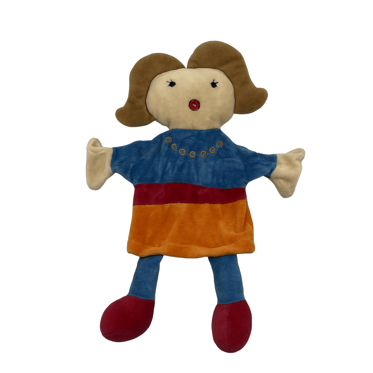 Doudou plat marionnette poupée 30cm - KIDIBAM