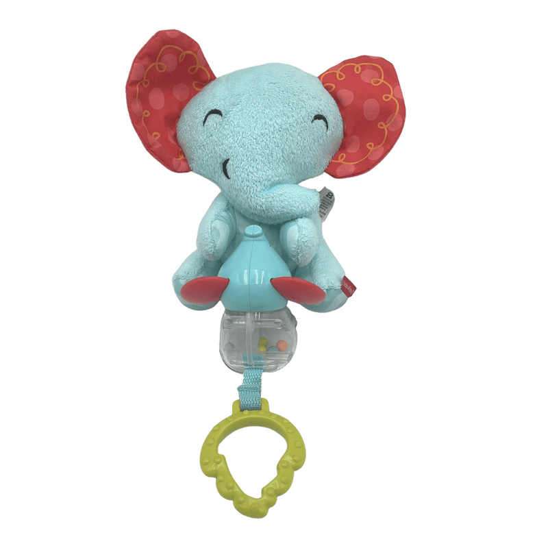 Doudou vibrant éléphant vert - KIDIBAM