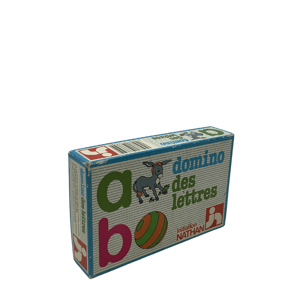 Domino des lettres 28 pièces Vintage