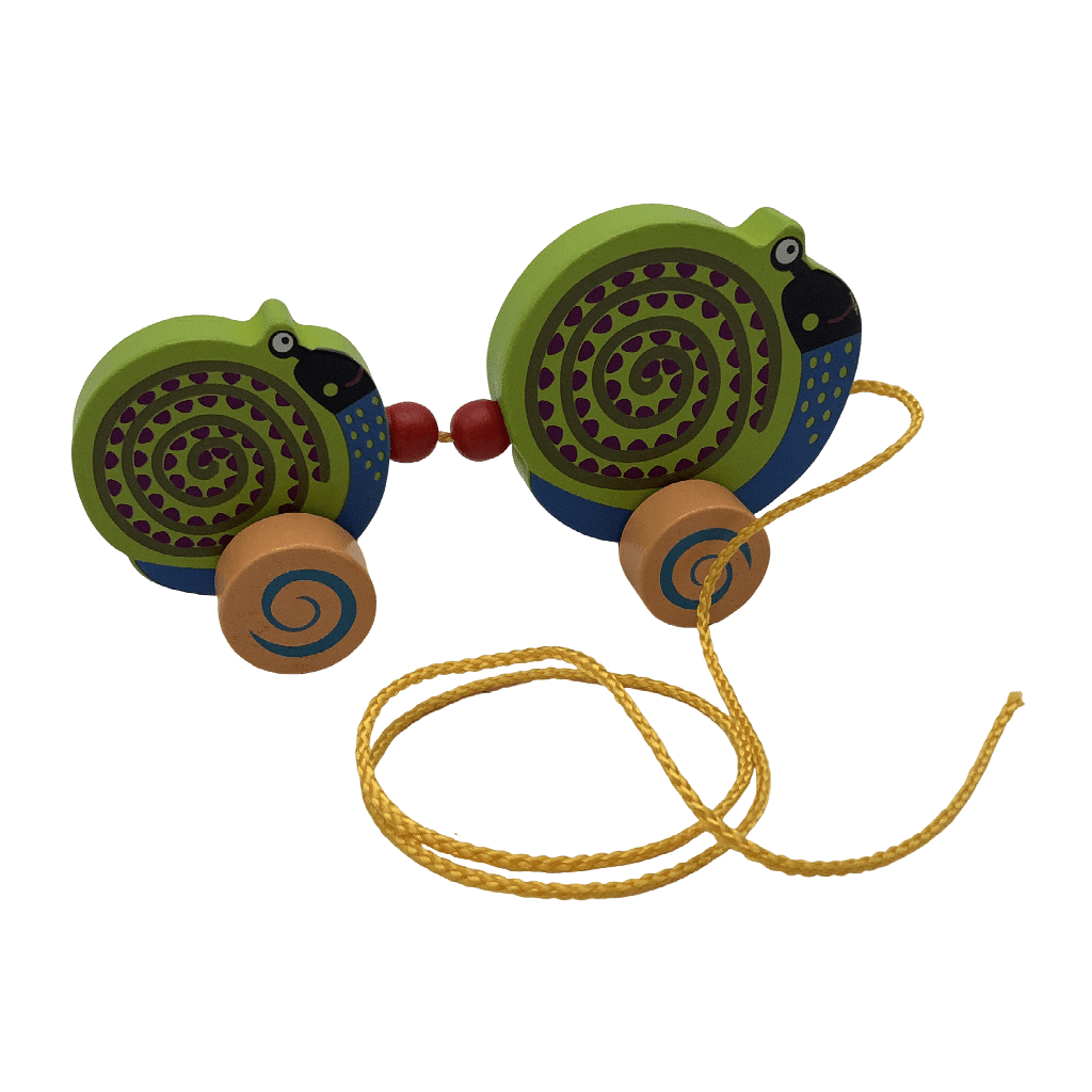 Escargots à tirer multicolore - KIDIBAM