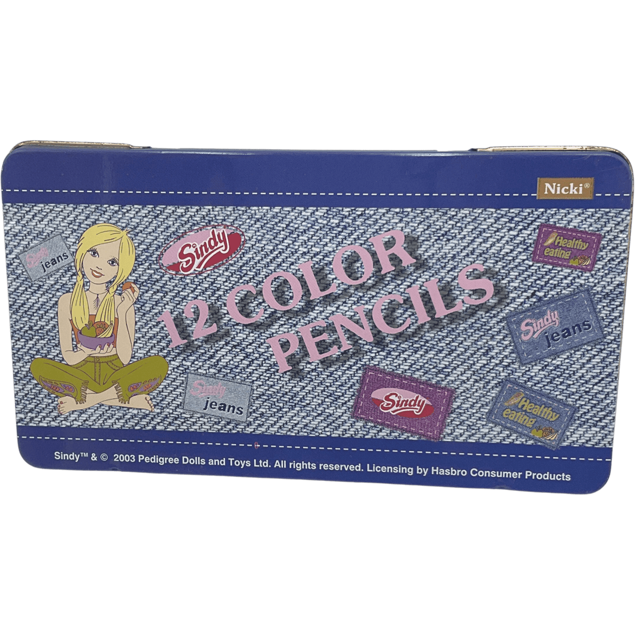 Etui en métal de 12 crayons de couleurs - KIDIBAM