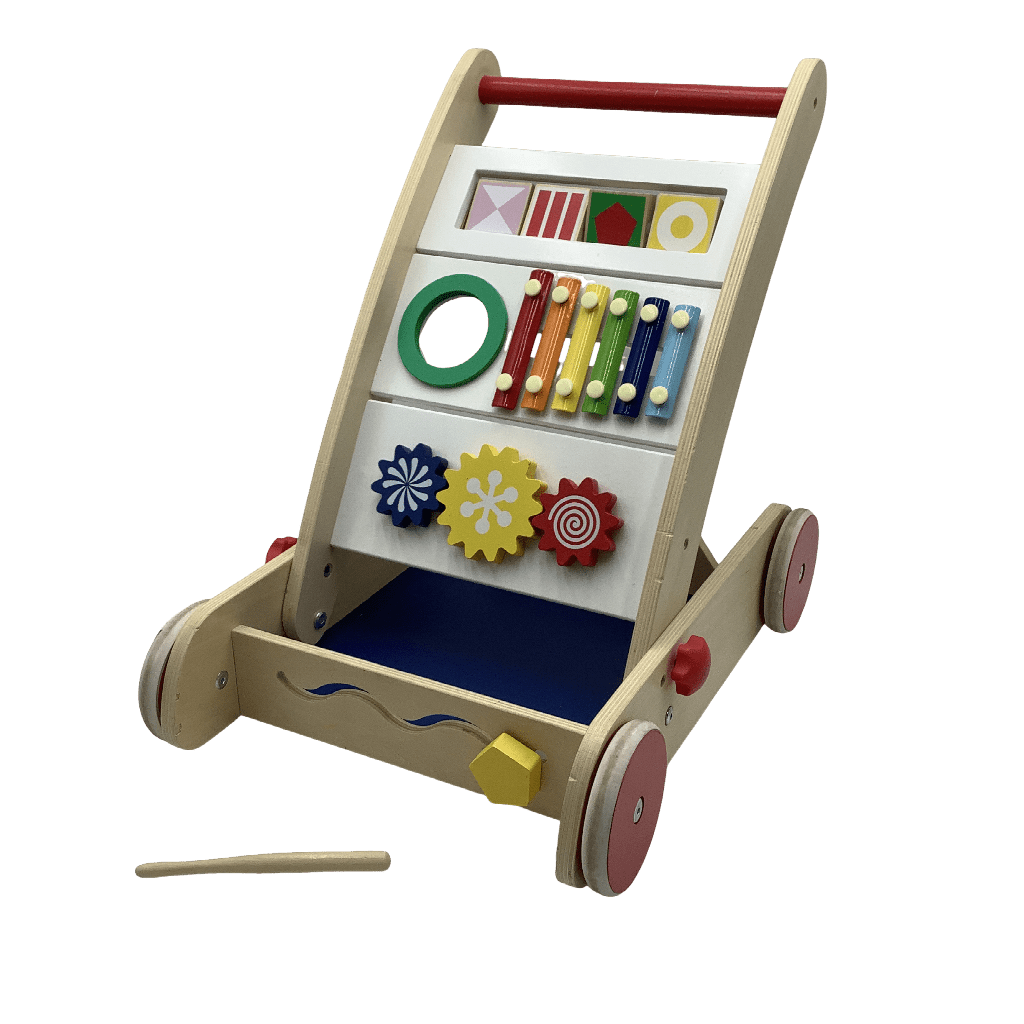 Chariot de marche pliable avec freins