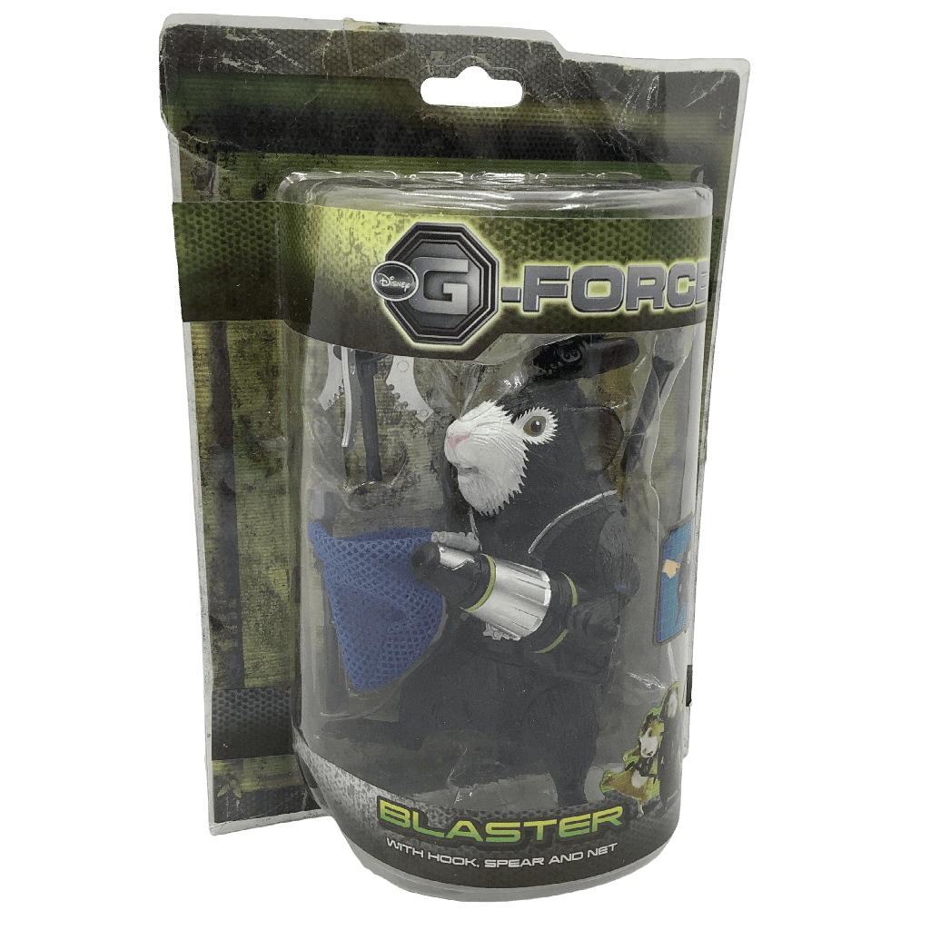 Figurine articulée Disney G - Force 20cm - Blaster avec crochet, lance et filet - KIDIBAM