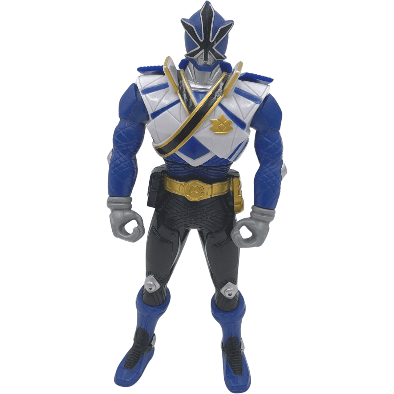 Figurine Power Rangers Super Samouraï avec buste rotatif 16 cm - KIDIBAM