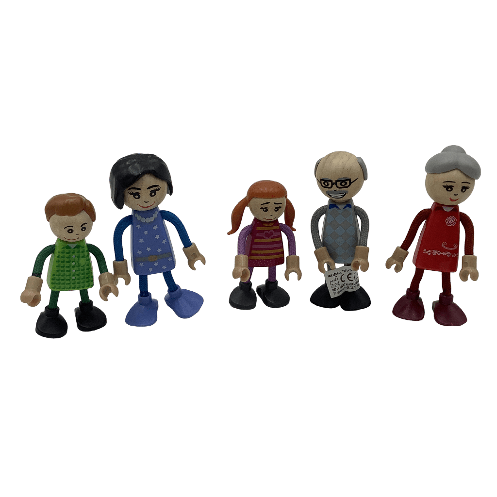 Figurines familiales articulées 8cm - KIDIBAM