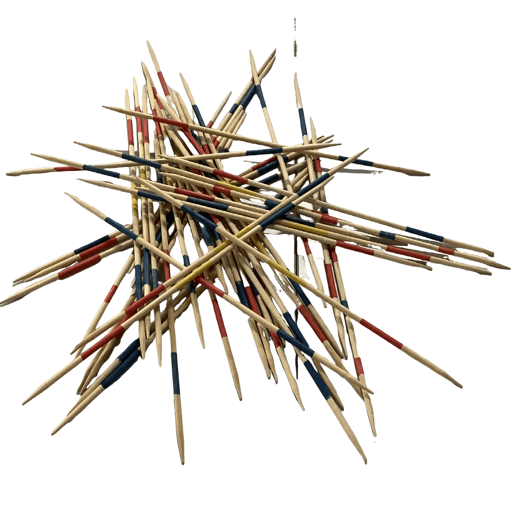 Grand jeu mikado en bois 50cm - KIDIBAM