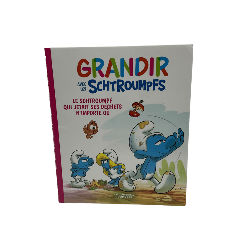 Grandir avec les Schtroumpfs tome 8 - Le schtroumpfs qui jetaitses déchets n'importe où - KIDIBAM