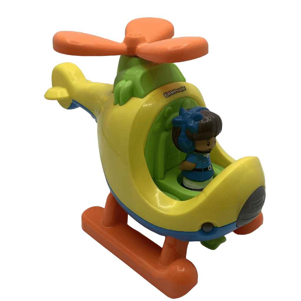 Hélicoptère avec figurine Little People 23cm - KIDIBAM