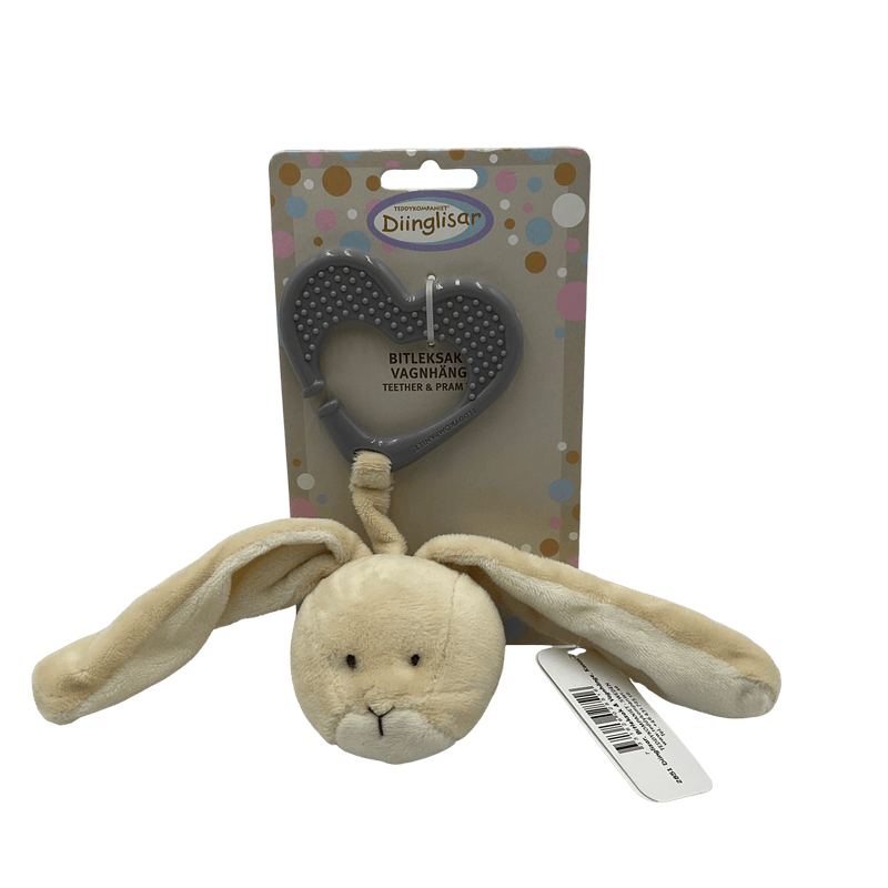 Hochet lapin en peluche - KIDIBAM