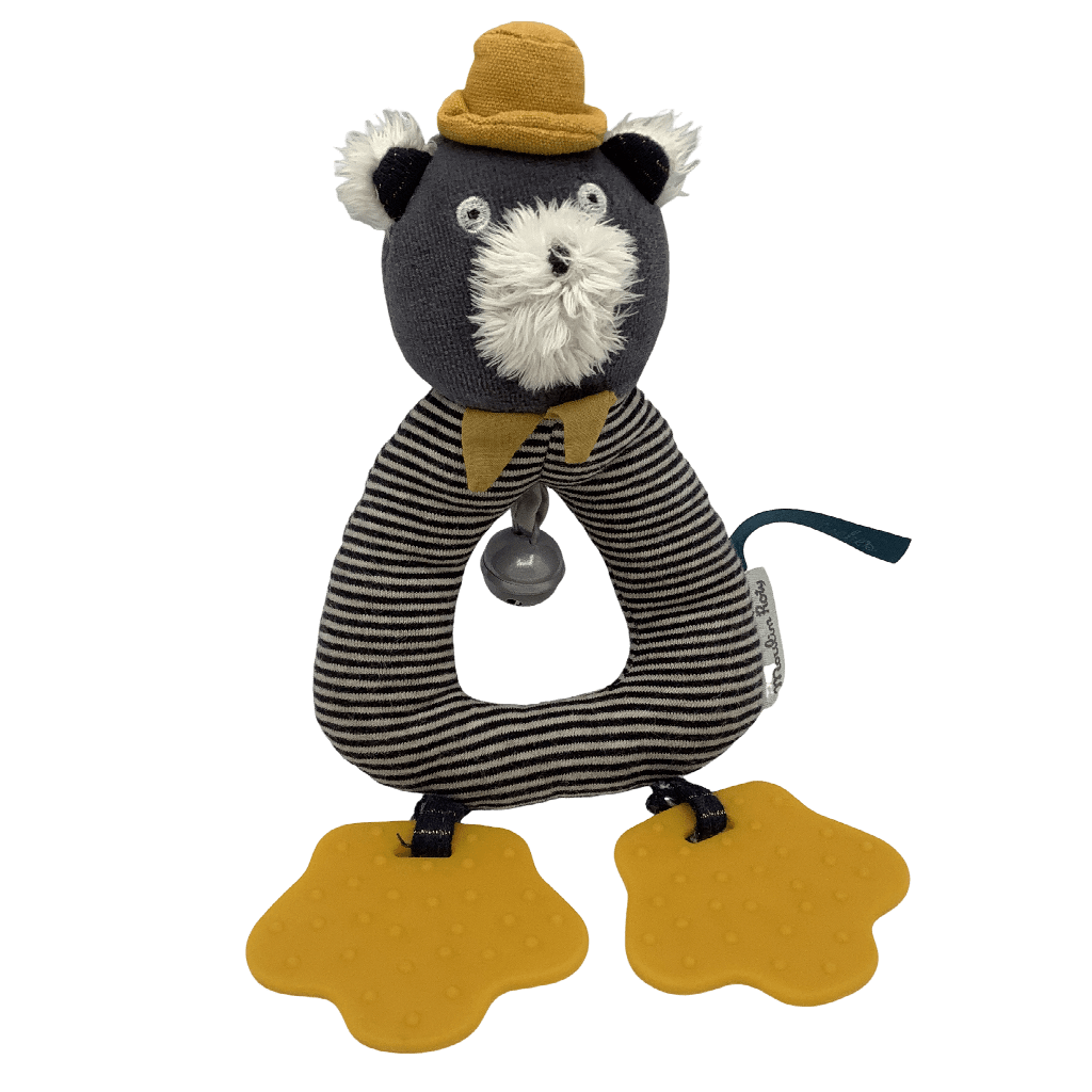 Hochet peluche d'activité Alphonse 17cm - KIDIBAM