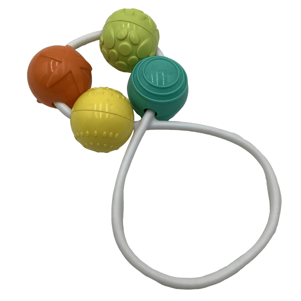 Hochet sensoriel coloré 16cm - KIDIBAM
