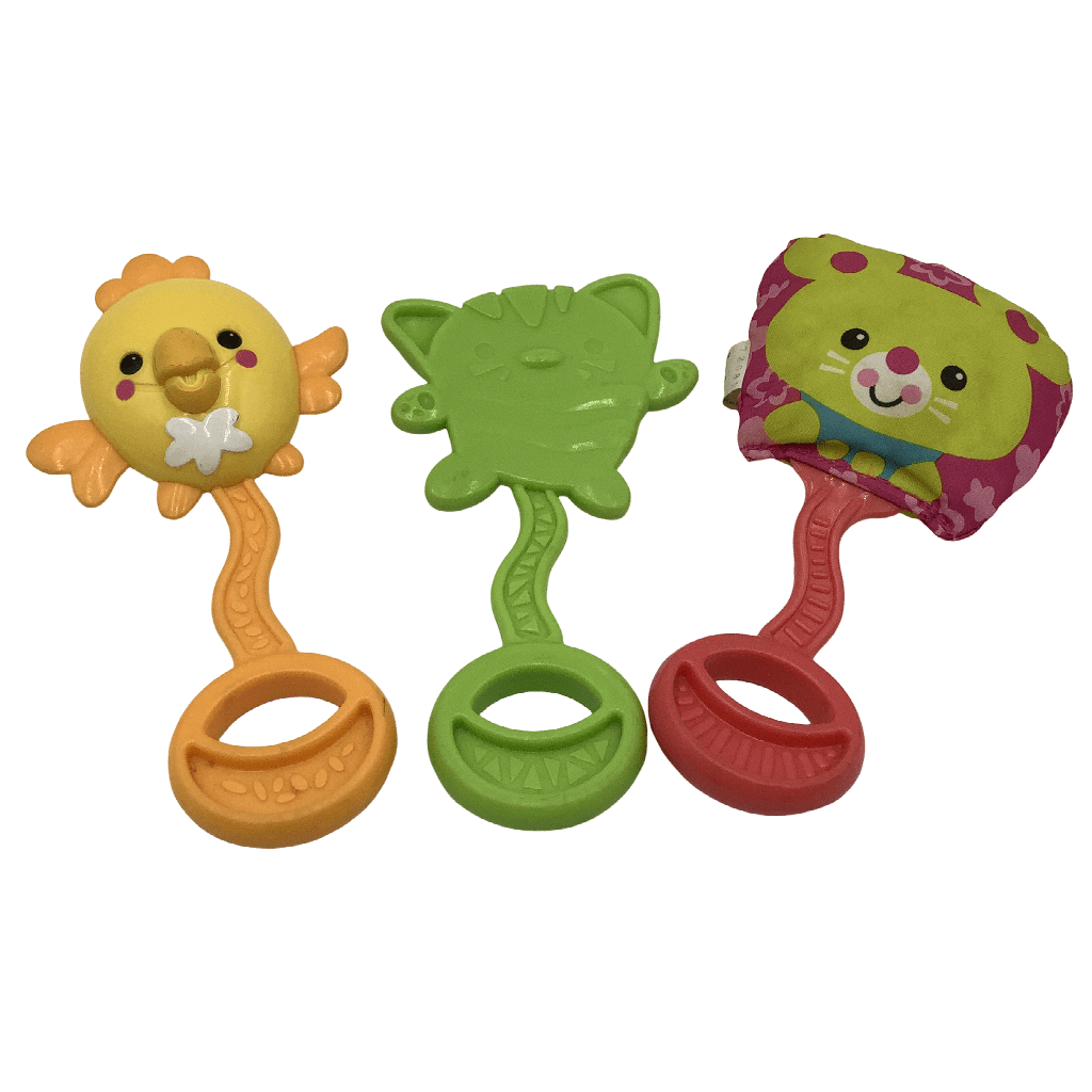 Hochets animaux colorés - KIDIBAM
