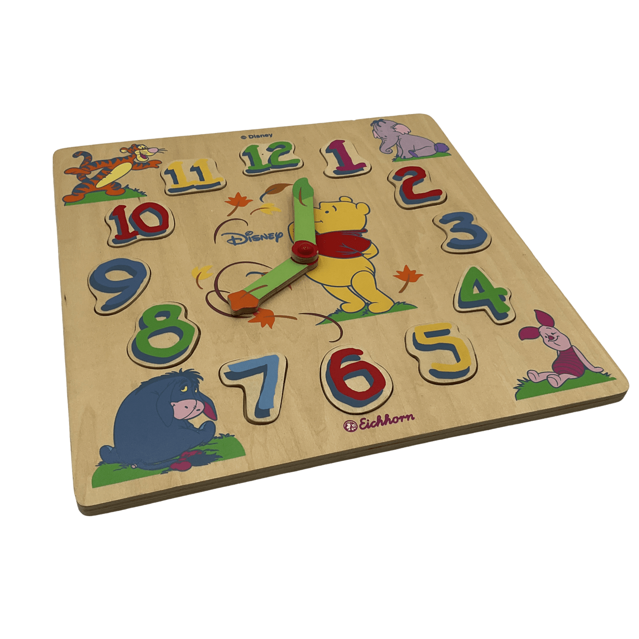 Horloge puzzle encastrement en bois - Disney Winnie L'Ourson - KIDIBAM