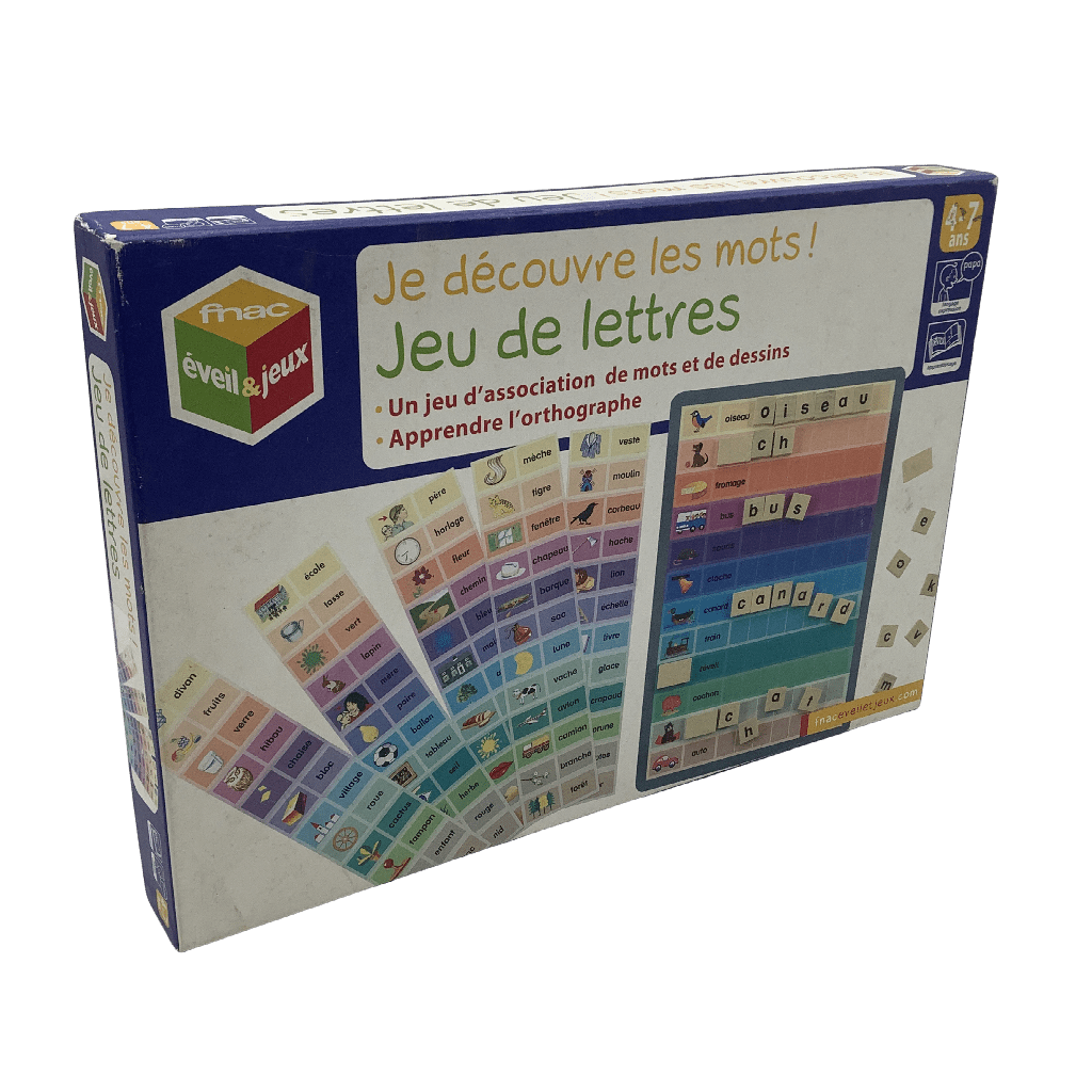 Je découvre les mots ! - Jeu de lettres - KIDIBAM