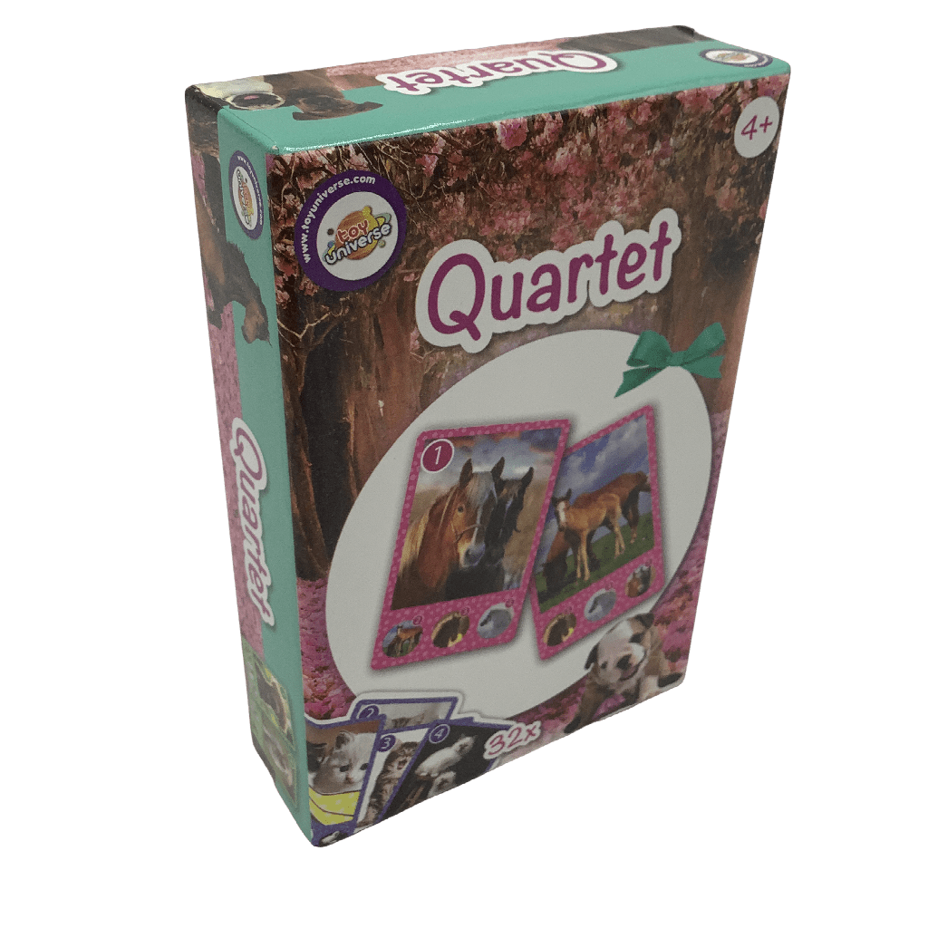 Jeu de cartes Quartet Animaux - KIDIBAM
