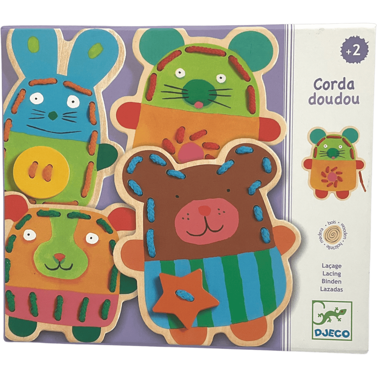 Jeu de laçage Corda Doudou - KIDIBAM