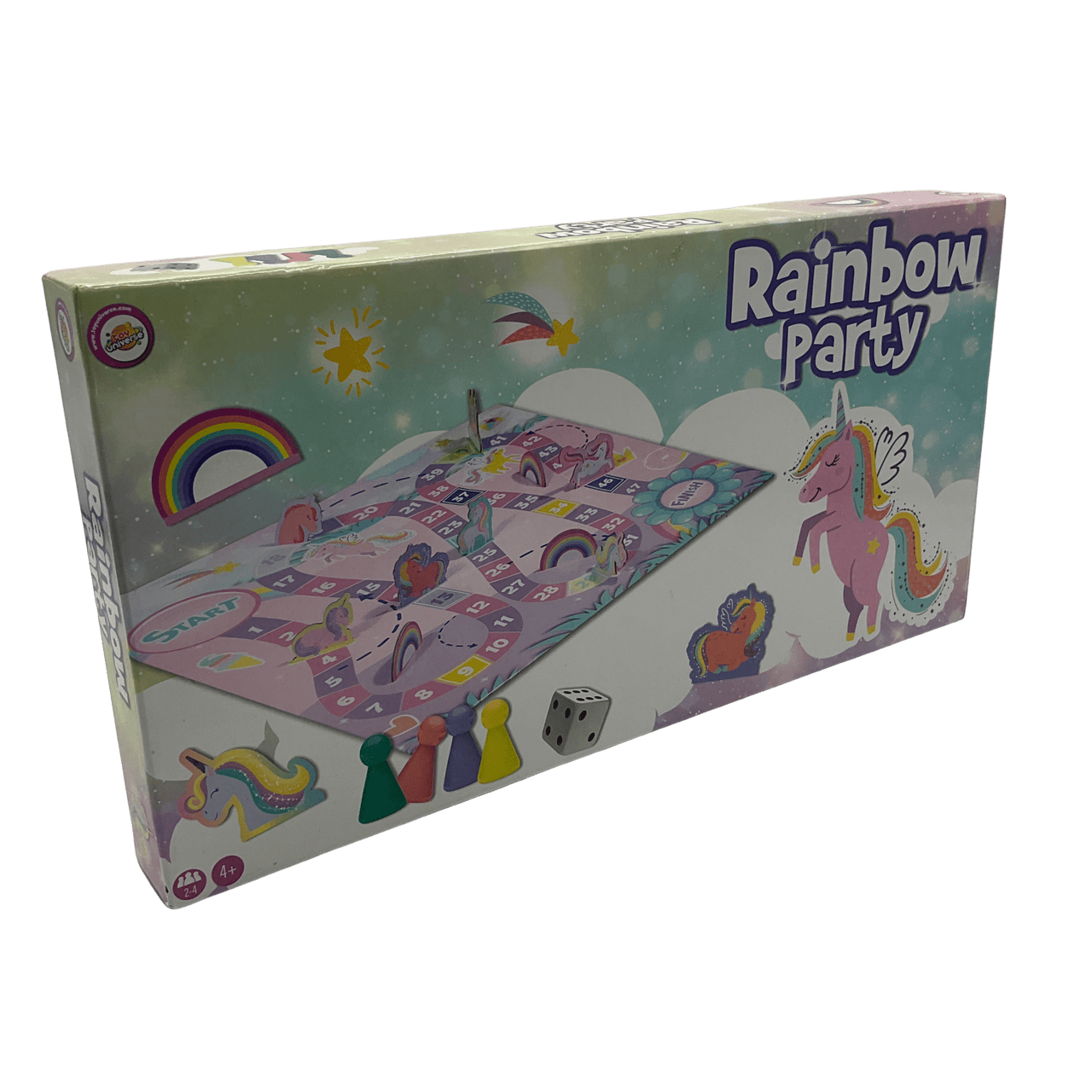 Jeu de l'oie Rainbow party - KIDIBAM