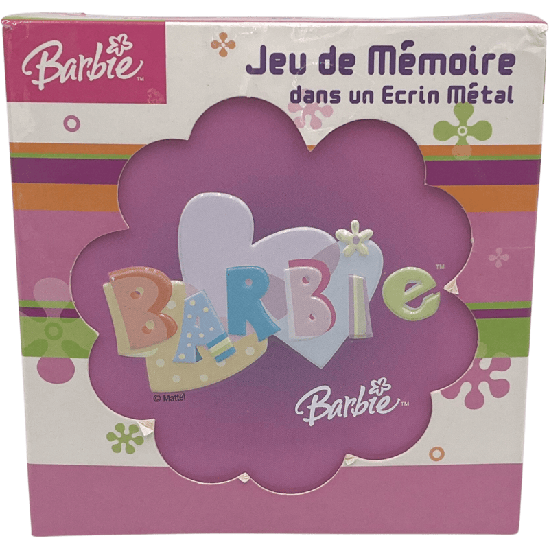 Jeu de Mémoire Barbie Dans un Ecrin Métal - KIDIBAM