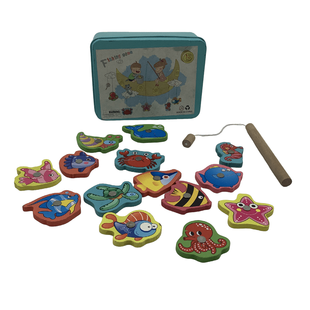 Jeu de pêche en bois magnétique - KIDIBAM