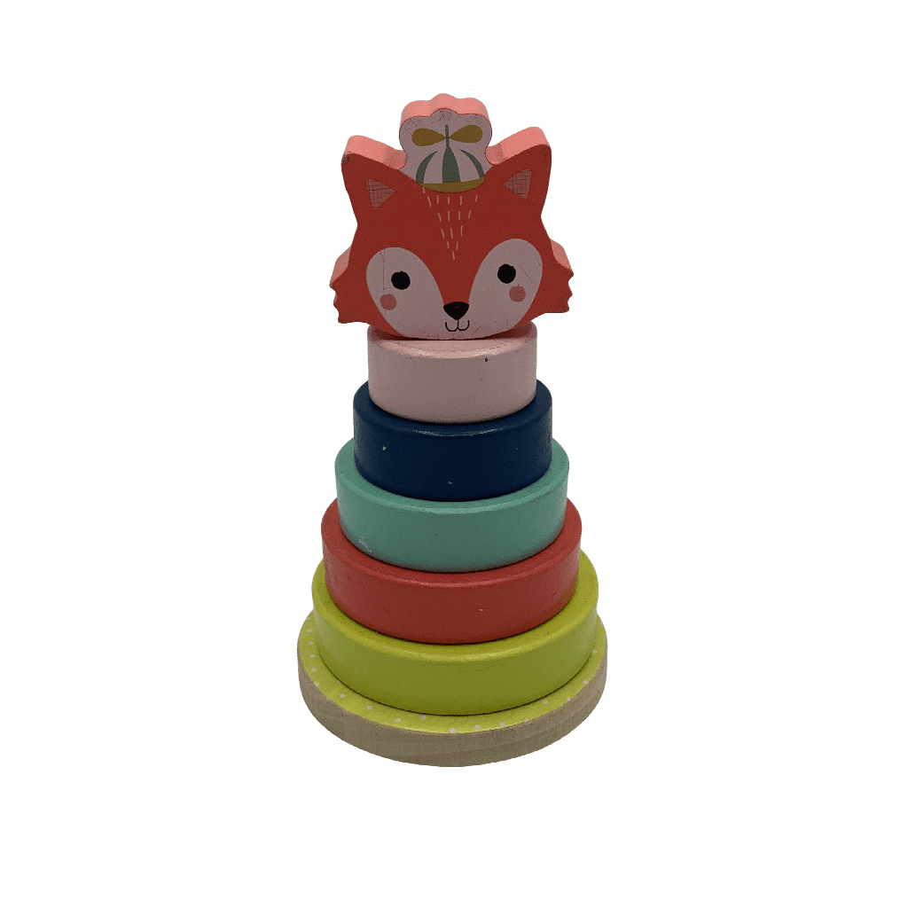 Jeu de pyramide à empiler avec tête de Renard - KIDIBAM