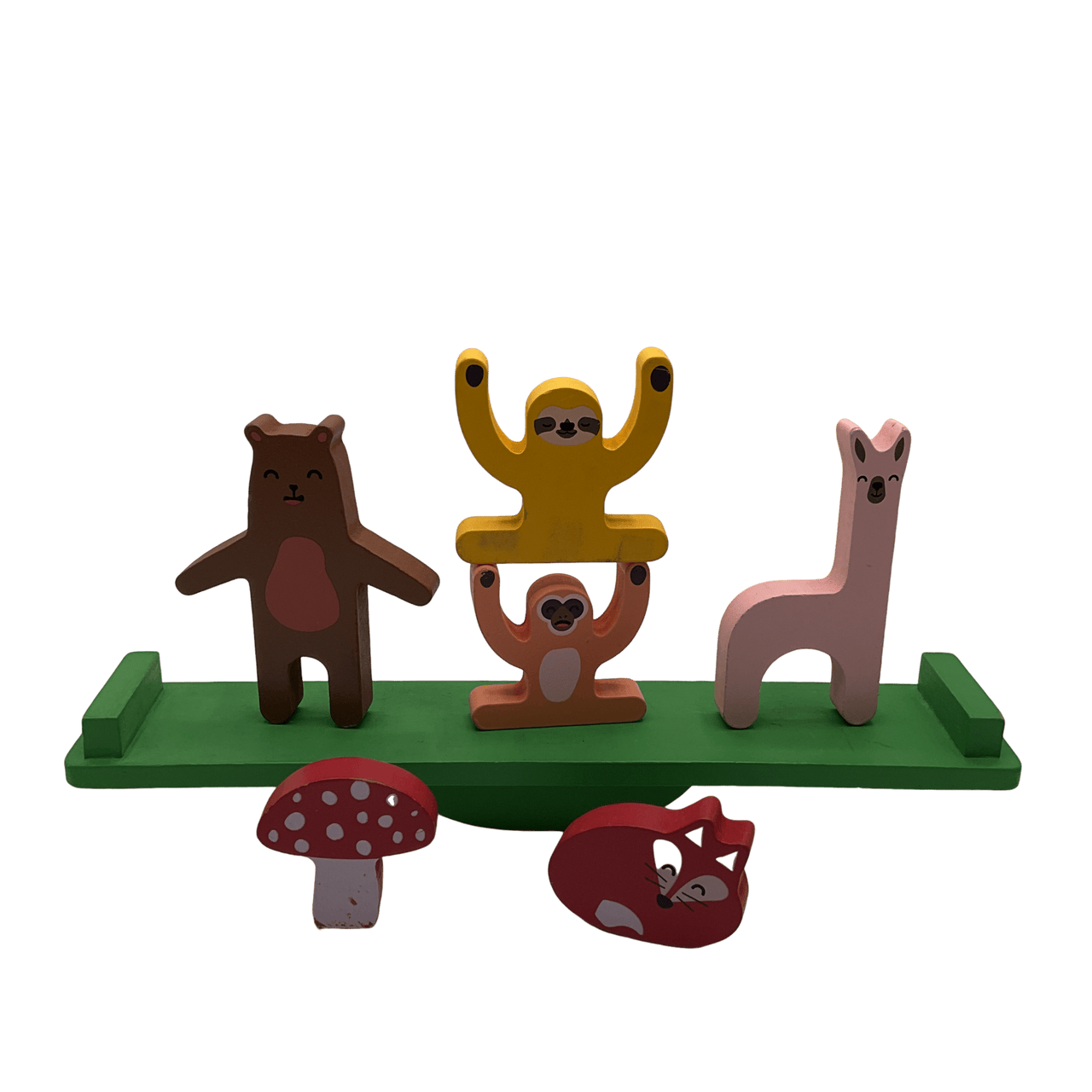Jeu d'équilibre en bois avec des animaux - KIDIBAM