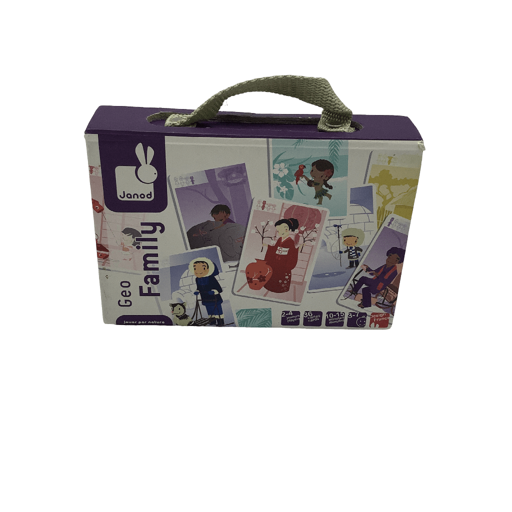 Jeu des 7 Familles Géo Family - KIDIBAM