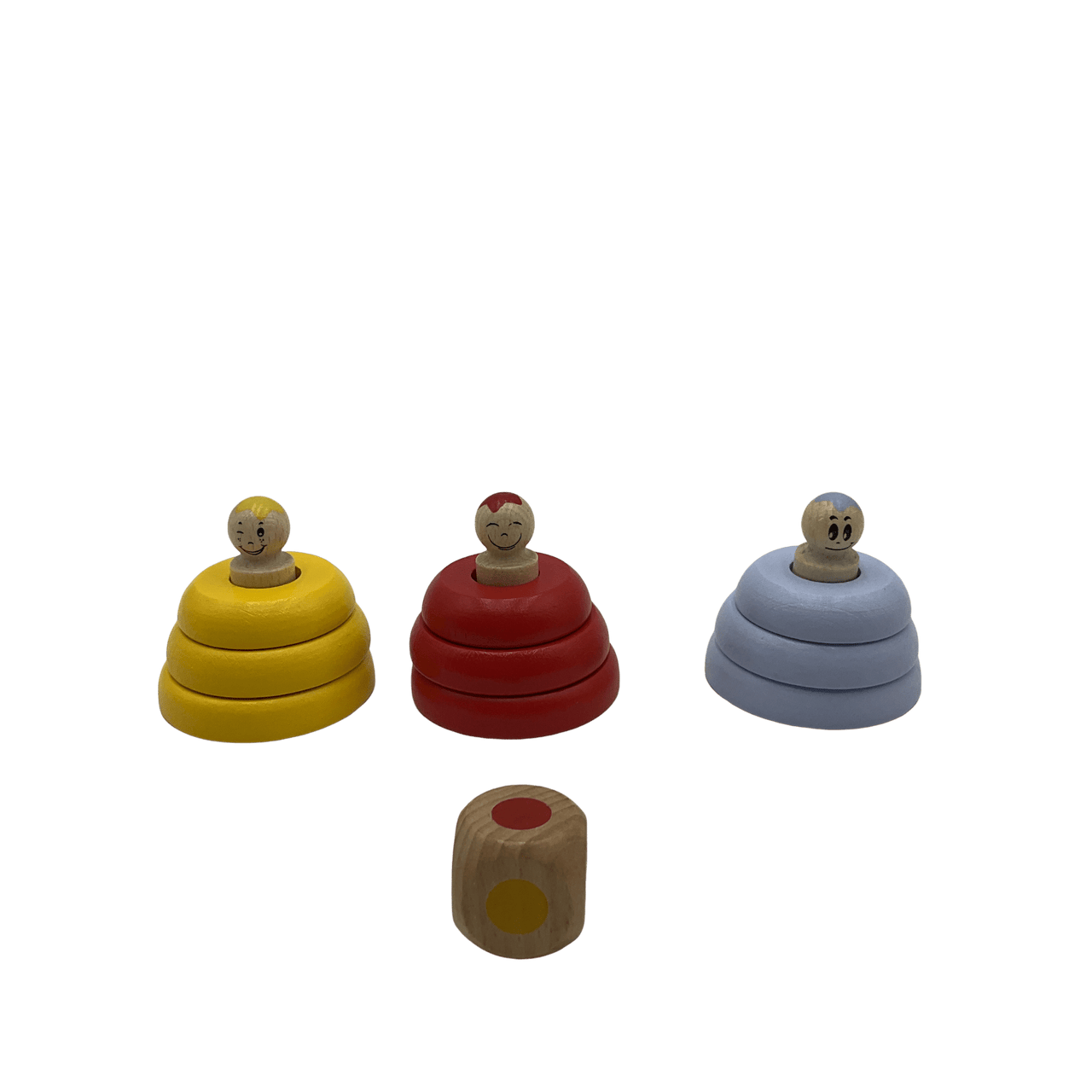 Jeu du dé de couleur en bois - KIDIBAM