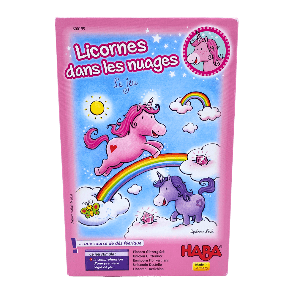 Jeu Licornes dans les nuages - KIDIBAM