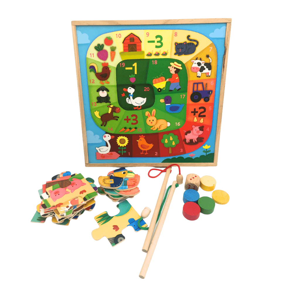 Jeux des tout-petits à la ferme - KIDIBAM